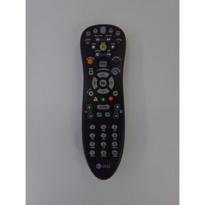 AT&T U-verse S10-S3 OEM Universal Remote Control Black Used Tested